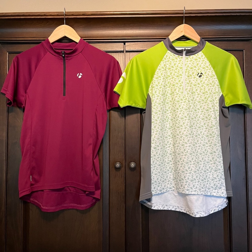 Bontrager Solstice Jersey Cycling Shirts 1/4 Zip Lot of 2 Womens Size S Pockets